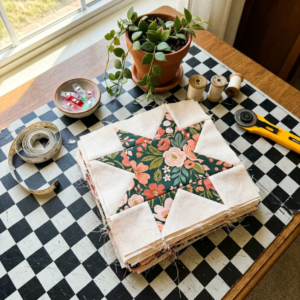 Star quilt block